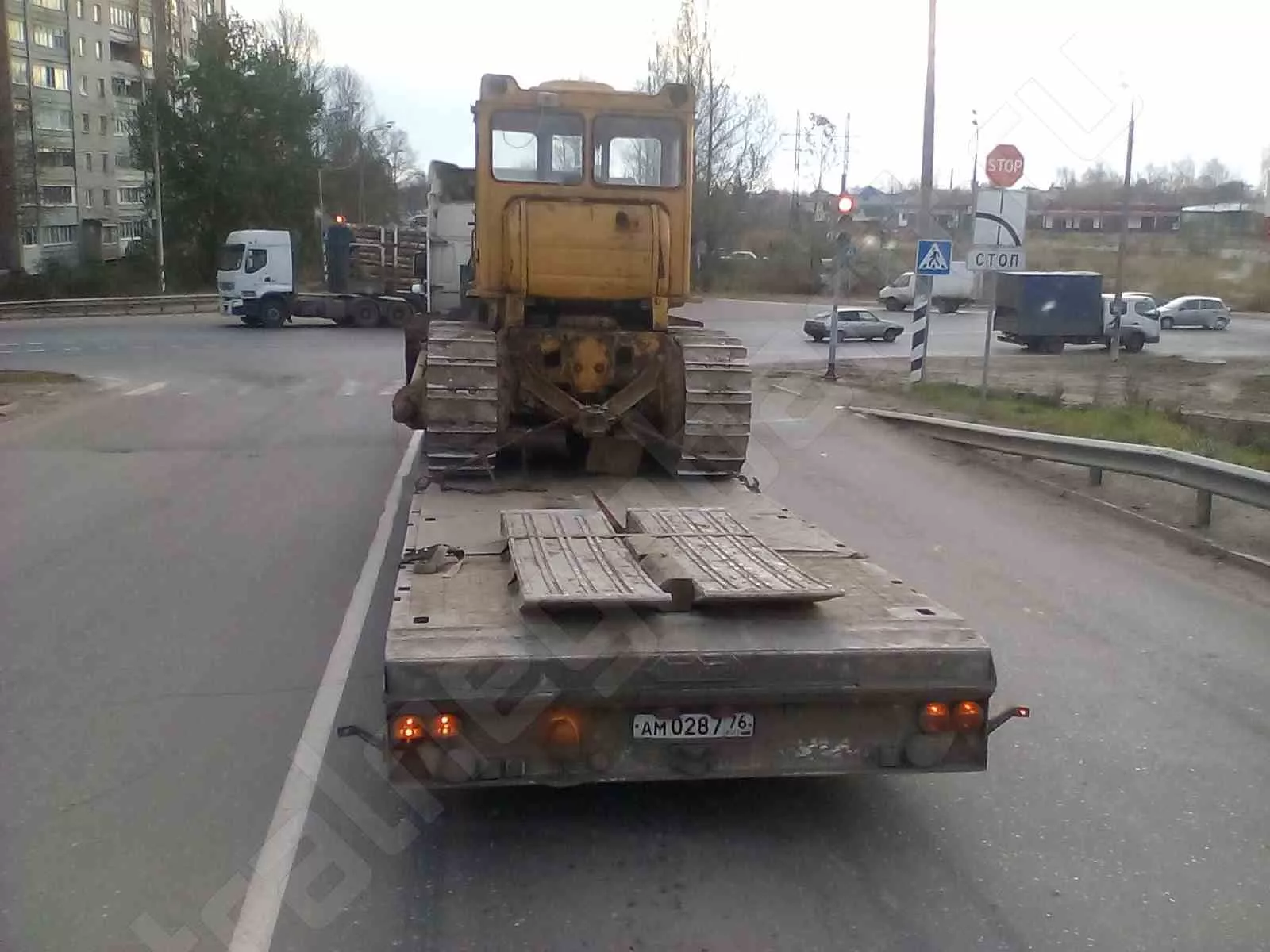 Перевозка бульдозеров