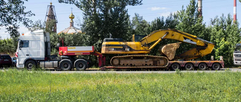 Перевозка экскаваторов
