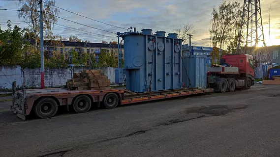 перевозка буровой установки фото