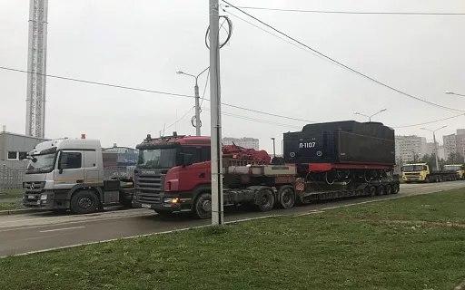 транспортировка крупногабаритного груза фото