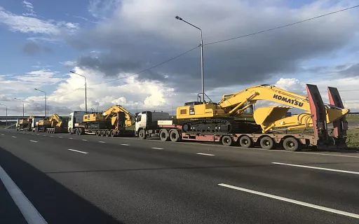 комбайн на трале фото