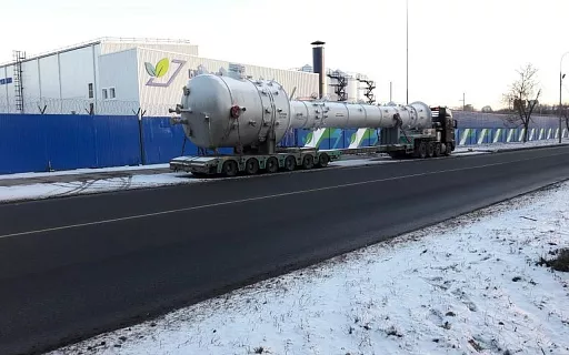 перевозка техники тралом фото