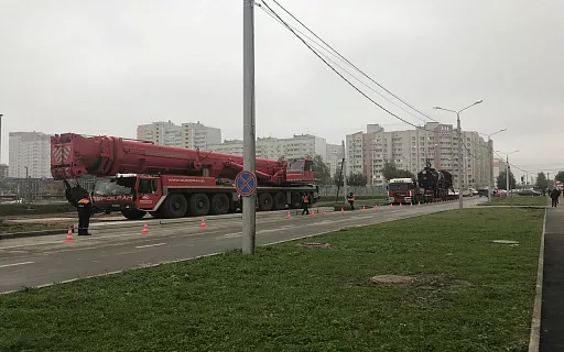 перевозка спецтехники тралом фото